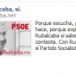 Sobre la reunión de empresarios vascos con Rubalcaba