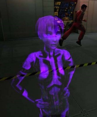 Cortana in her original form in Halo: Combat E...