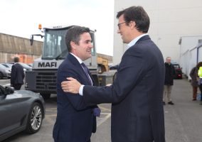 dámaso quintana con el consejero mikel jauregi