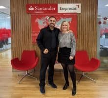 jonatan amenedo con banco santander