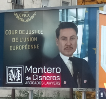 anuncio del abogado jose montero en las calles de bilbao