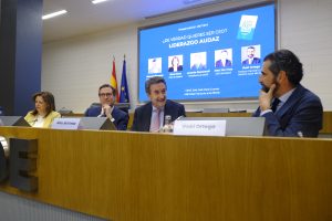 josu jon imaz con iñaki ortega y antonio garamendi