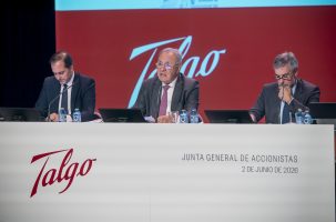 junta Talgo 2026 (Rafael Sterling, José Antonio Jainaga y Francisco Javier Gómez)