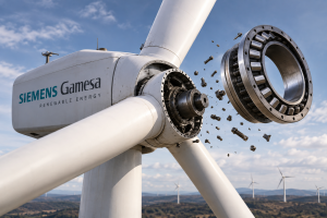 molino de gamesa con rodamiento roto